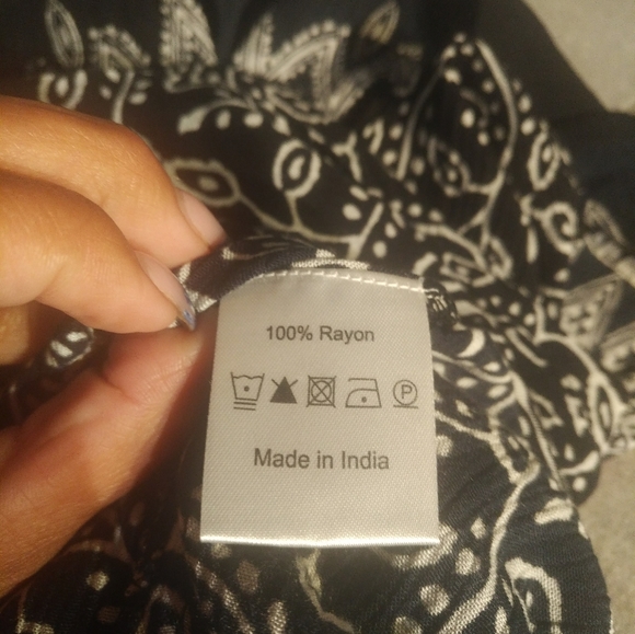 NWT rayon maxi skirt - Picture 5 of 7